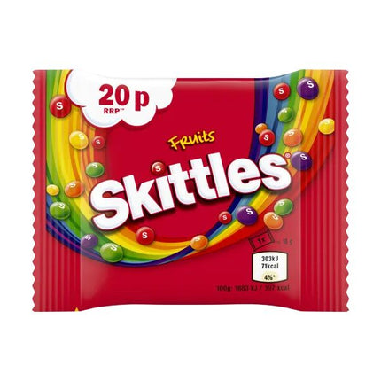 Skittles Fruits Fun Size Bags Multipack 18g