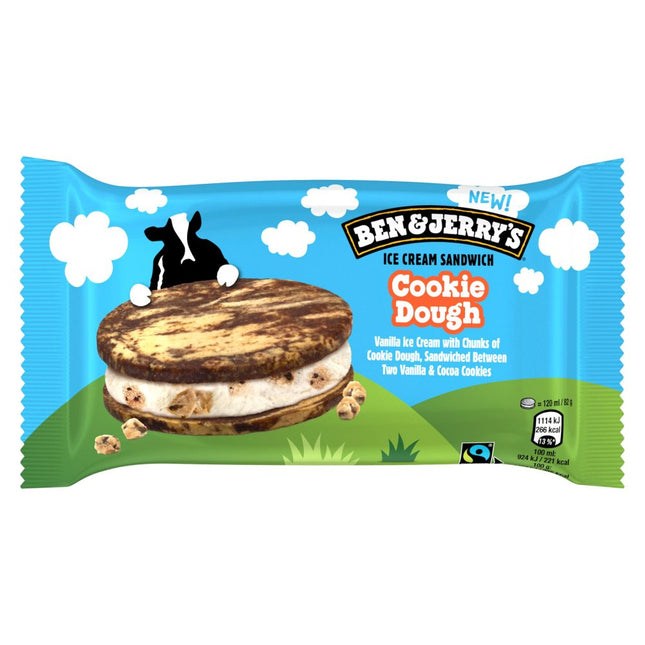 Ben & Jerrys Cookie Dough Sandwich 120ML