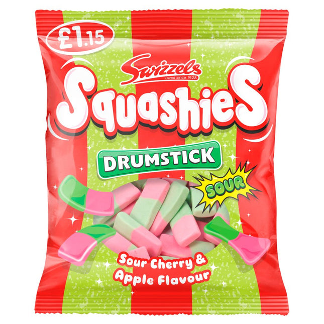Swizzels Squashies Sour Cherry & Apple PMP £1.15 120g