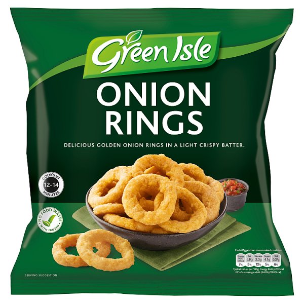 Green Isle Battered Onion Rings 450G