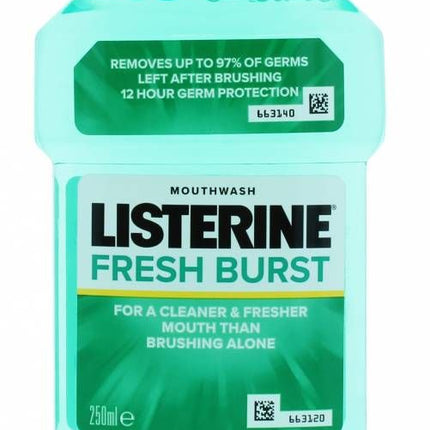 Listerine Mouthwash 250ml Fresh Burst 250ml