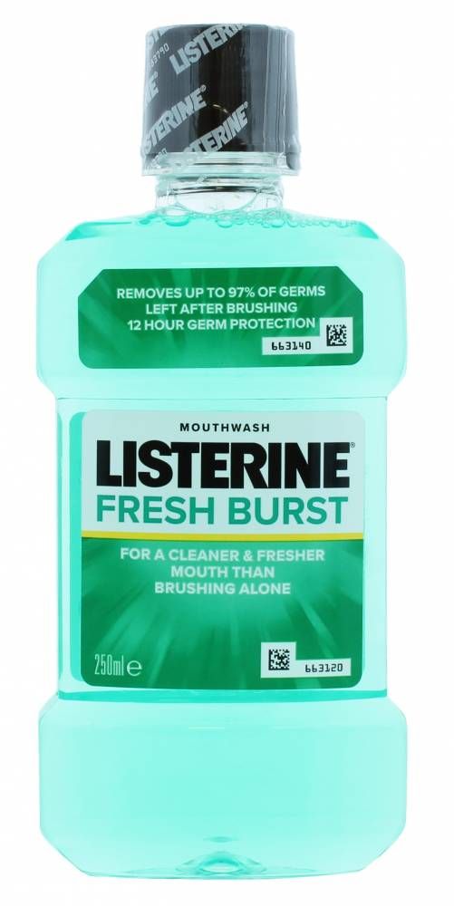 Listerine Mouthwash 250ml Fresh Burst 250ml