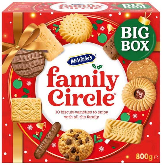 Mcvities Family Circle 800G X 5