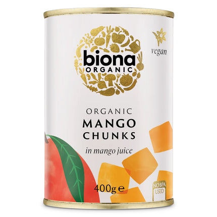 Biona Organic Mango Chunks In Mango Juice 400g