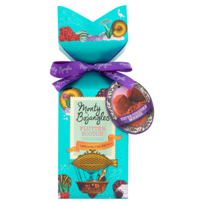 Flutter Scotch tip top carton of cocoa dusted truffles with butterscotch chips