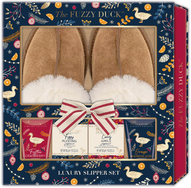 The Fuzzy Duck Winter Wonderland Luxury Slipper Gift Set 900g