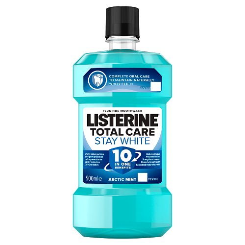 Listerine Mouthwash 500ml Stay White