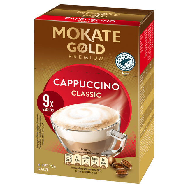 Mokate Gold Premium Classic Cappuccino 9x14g