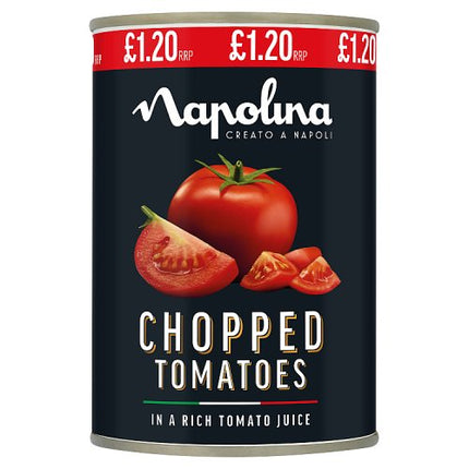 Napolina Chopped Tomatoes £1.20 PMP 400g