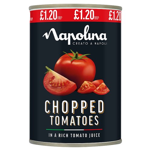 Napolina Chopped Tomatoes £1.20 PMP 400g