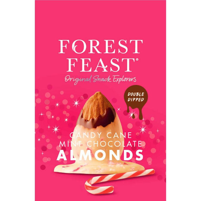 Forest Feast Candy Cane Chocolate Almonds Sharing Bag NEW 270g