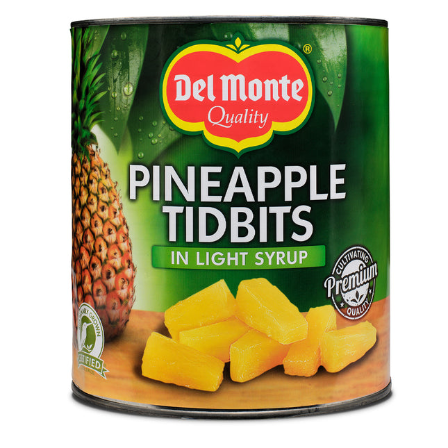 Del Monte Pineapple Tidbits in Syrup 3.035kg