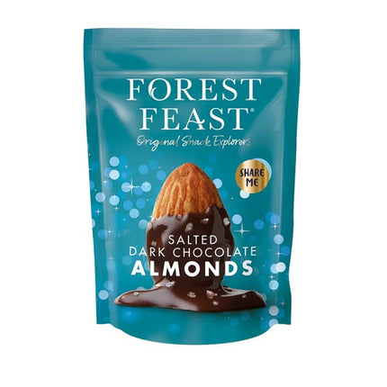 Forest Feast Salted Dark Chocolate Almonds Sharing Bag 270g