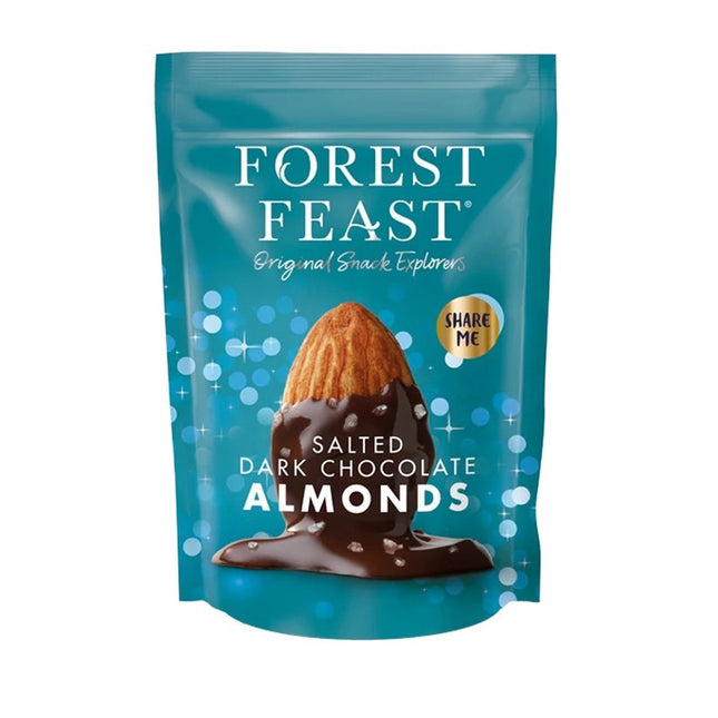 Forest Feast Salted Dark Chocolate Almonds Sharing Bag 270g