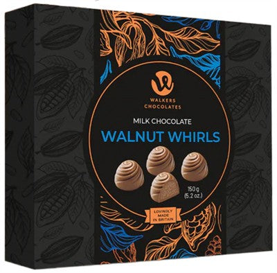 Walkers - Milk Chocolate - Walnut Whirls 150g