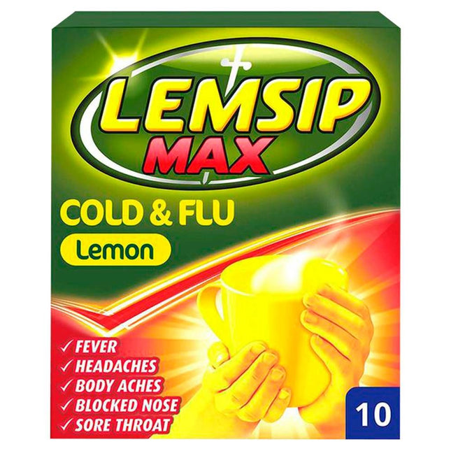 Lemsip Max Cold Flu Lemon 10s