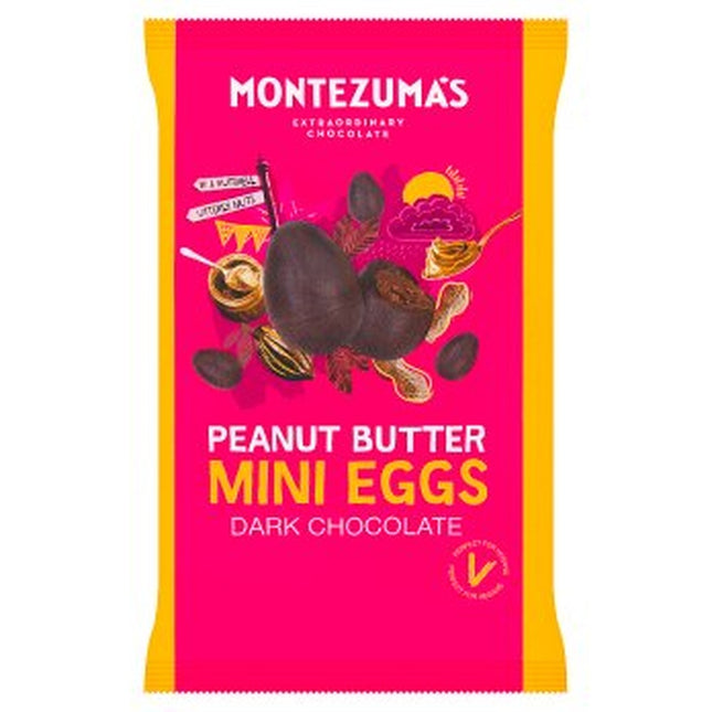 Montezuma's Mini Eggs Peanut Butter DARK CHOCOLATE (vegan) 120g