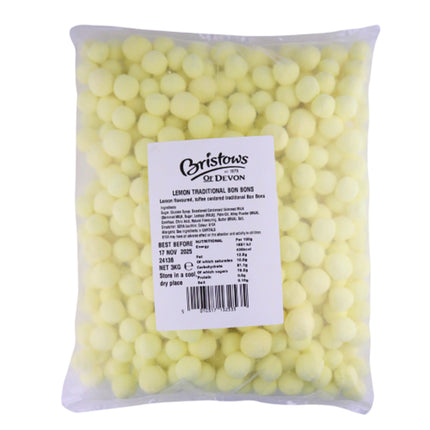 Bristows Lemon Bulk Traditional Bonbons 3kg