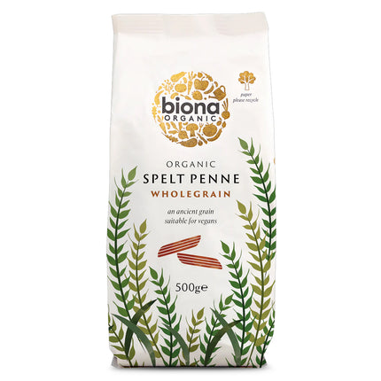 Biona Organic Spelt Wholegrain Penne 500g