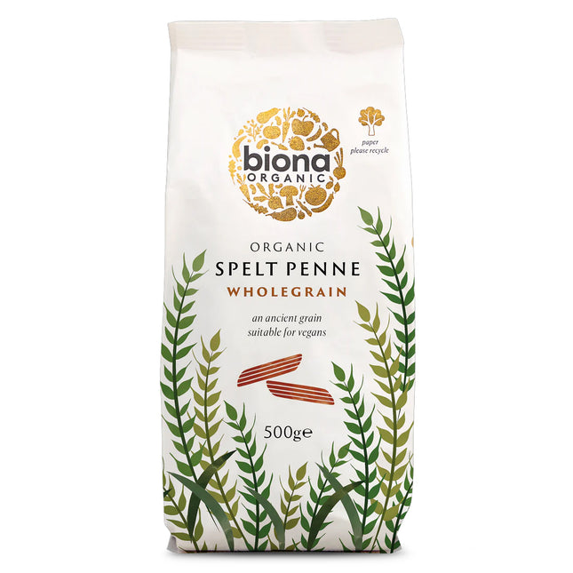 Biona Organic Spelt Wholegrain Penne 500g