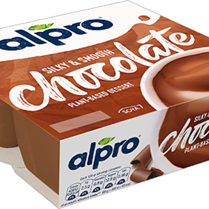 Alpro Silky Smooth Chocolate Dessert 4 x 125ml