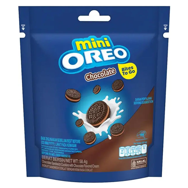 Oreo Mini Pouch Bites To Go Chocolate 58.4g