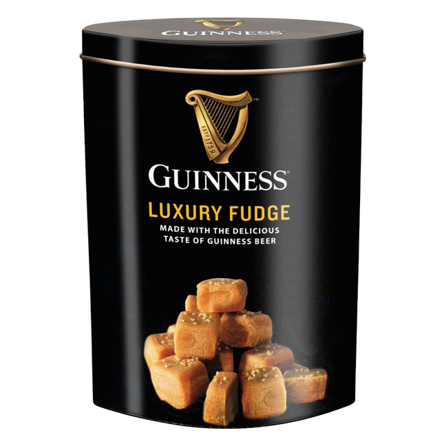 Gardiners Guinness Oval Tin Of Luxury Fudge With Guinness Taste 250g