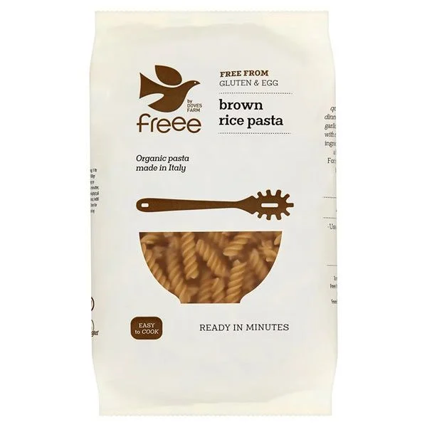 Doves Farm Organic & Gluten Free Brown Rice Fusilli 500g