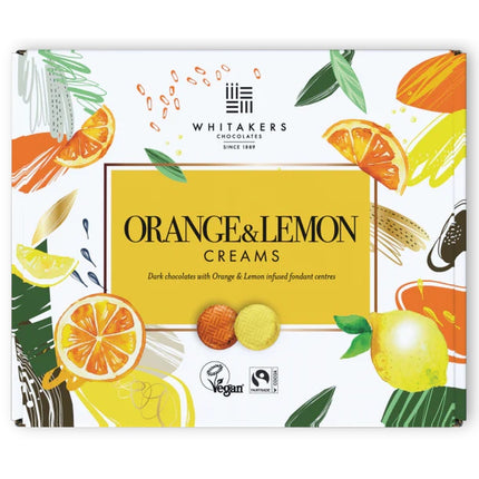 Whitakers Chocolate Orange & Lemon Creams 200g