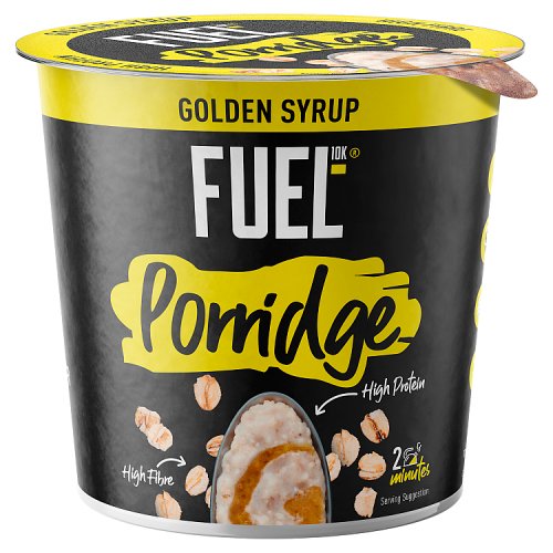 Fuel10K Porridge Pot Golden Syrup 70g