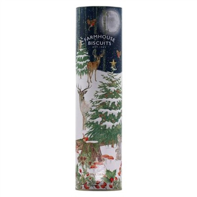 Farmhouse Biscuits Woodland Scene Tube Spiced Oat Crumble 300g
