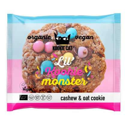 Kookie Cat Cookie With Vanilla And Colorful Chocolate Candies 50g