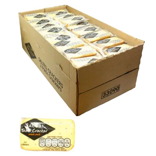 Jacob's Cream Cracker Multipack Snack Packs 9.5g
