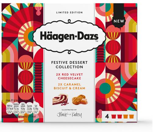 Haagen Dazs Festive Dessert Collection 95ml