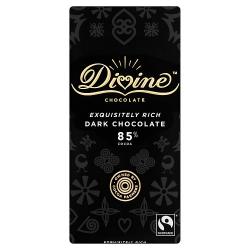 Divine Chocolate 85% Dark Chocolate 90g