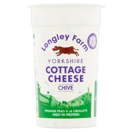 Longley Farm Cottage Cheese With Chives 250G