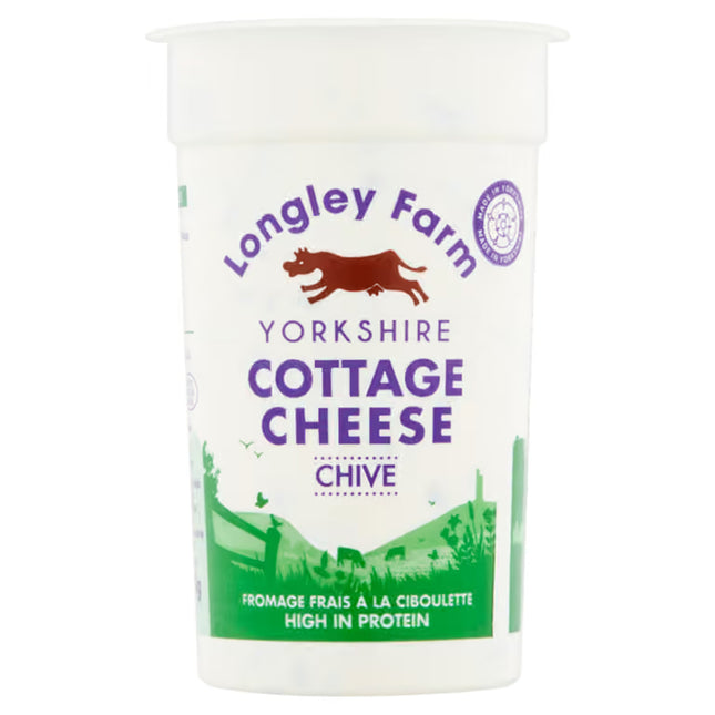 Longley Farm Cottage Cheese With Chives 250G