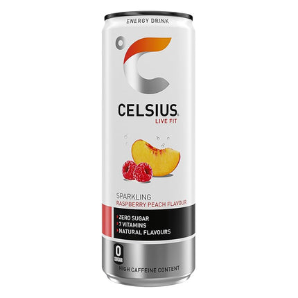CELSIUS Raspberry Peach 355ML