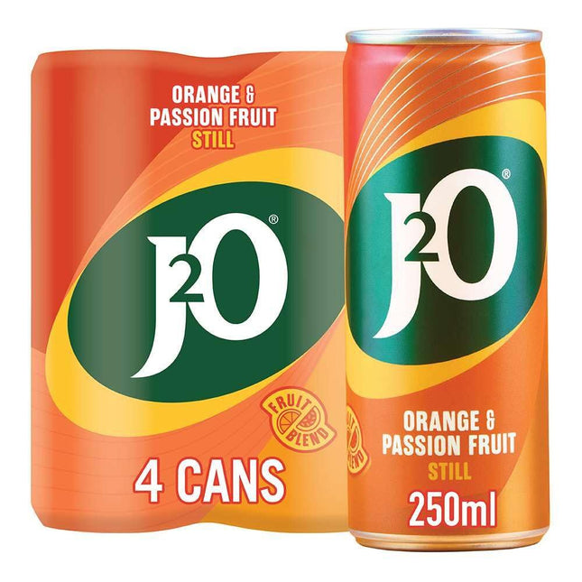 J2O Orange & Passionfruit Orange MP4x6 Can 250ml