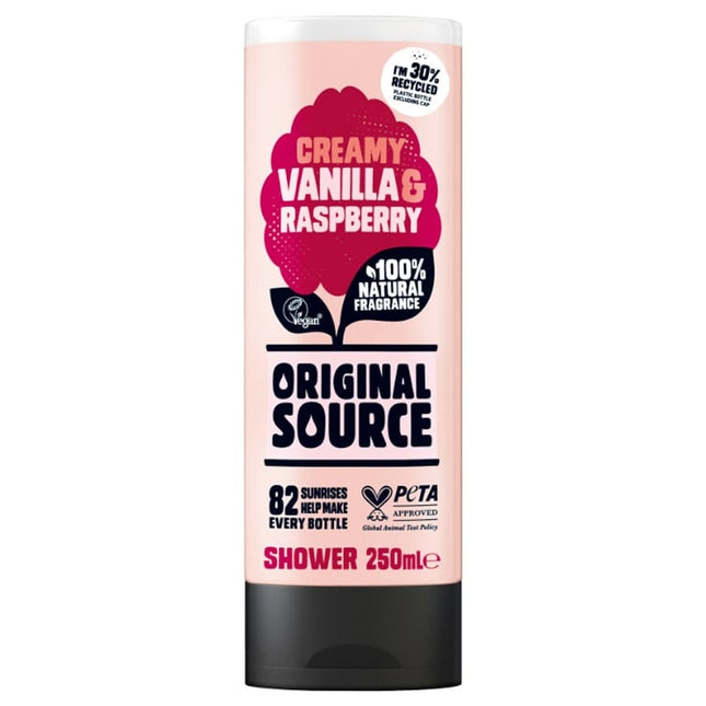 Original Source Shower Gel 250ml Creamy Raspberry