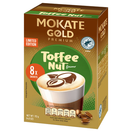 Mokate Gold Premium Toffee Nut Limited Edition 8x14g