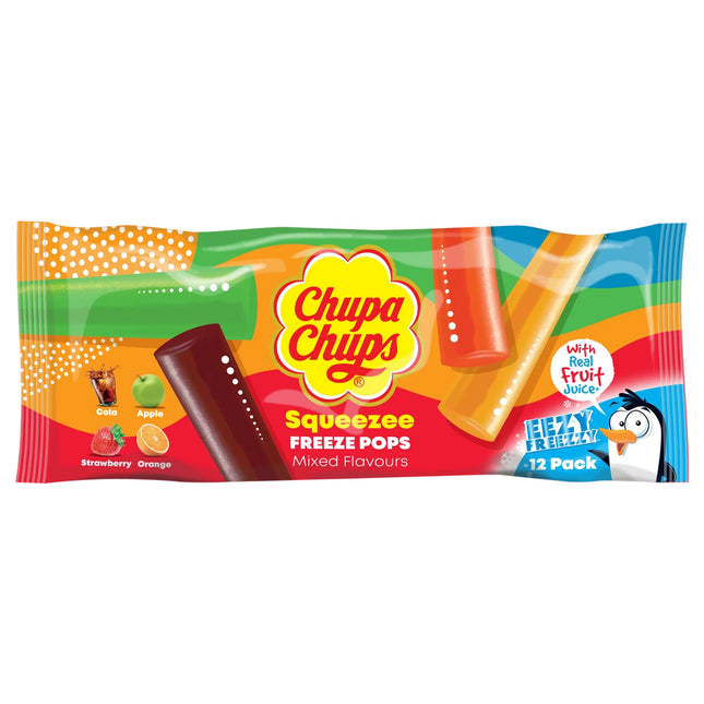 Chupa Chups Squeezy Freeze Pops 12X45Ml