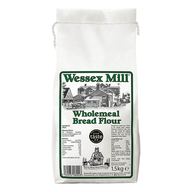 Wessex Mill Conventional Strong Wholemeal Bread Flour 1.5kg