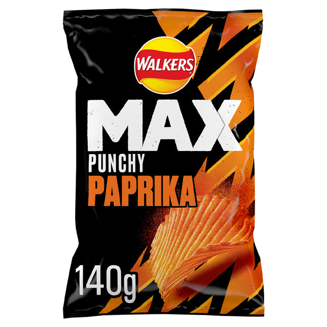 Walkers MAX Paprika 140g