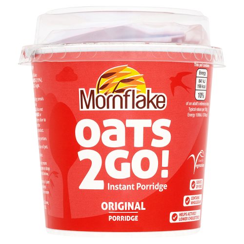 Mornflake Oats2Go Porridge Pots Original  53g
