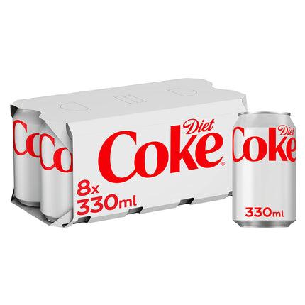Diet Coke 8pk 330ml