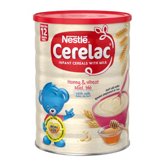 CERELAC Honey & Wheat with Milk Infant Cereal 1kg, 12m+