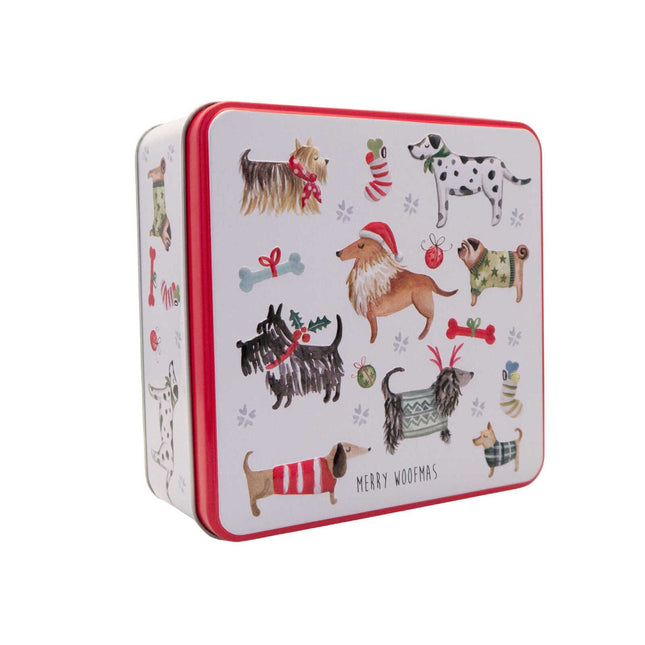 Grandma Wild's Embossed Merry Woofmas Tin 6 x 160g