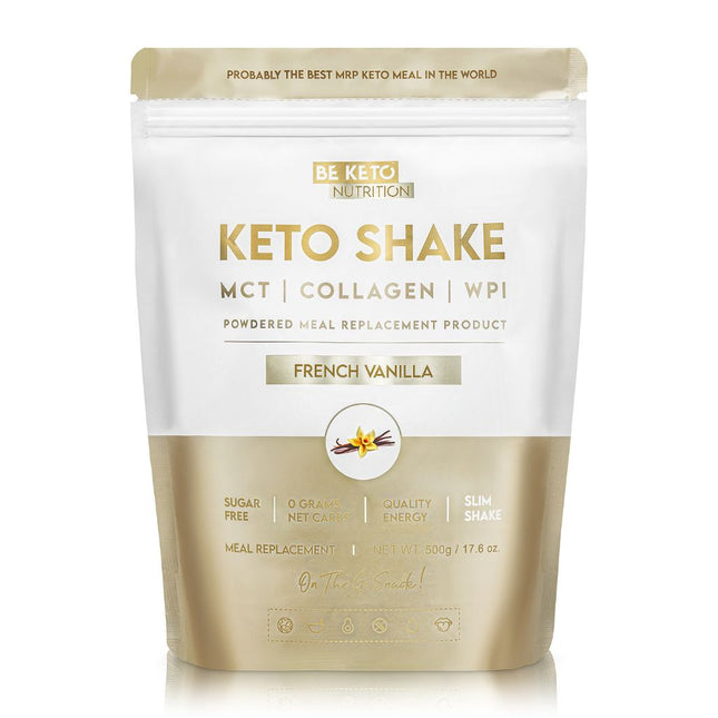 BeKeto Keto Shake French Vanilla 500g
