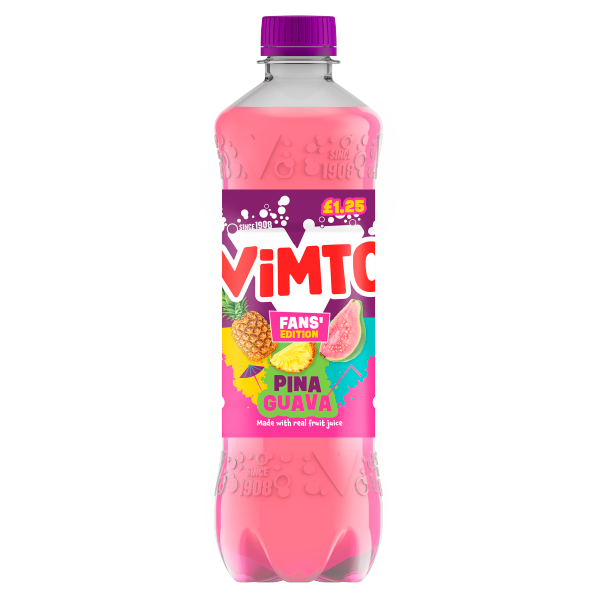 Vimto Pina Guava Fizzy PMP £1.25 500ml
